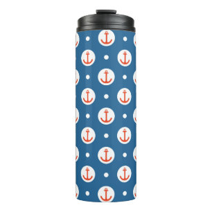 Anchor Dots Thermal Tumbler