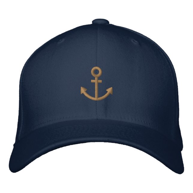 Anchor Embroidered Hat (Front)