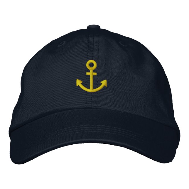 Anchor Embroidered Hat (Front)