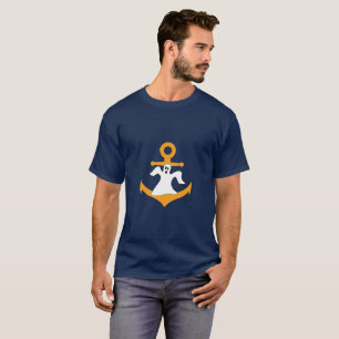 Anchor ghost Halloween T-Shirt