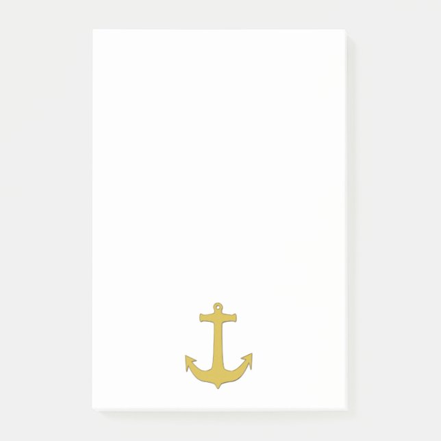 Anchor gold + your background & ideas post-it notes (Front)