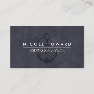 Anchor Icon Business Card