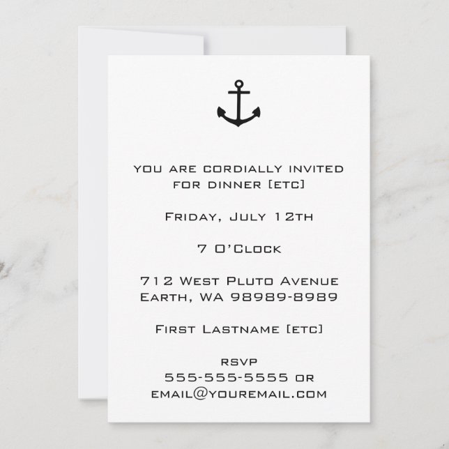 Anchor Invitation (Front)