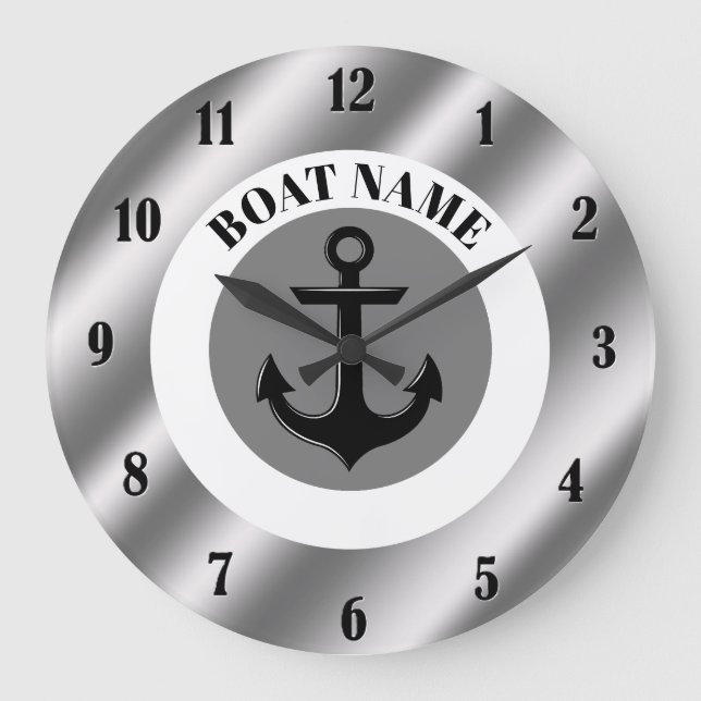 Anchor Large Clock (Front)