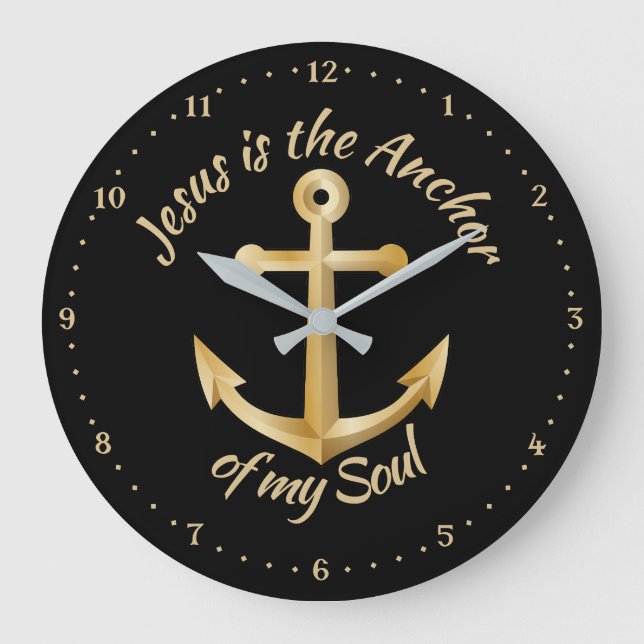 Anchor Large Clock (Front)