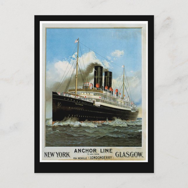 Anchor Line Postcard (Front)