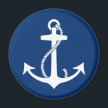 Anchor Magnet<br><div class="desc">These graphic tees and other items have a simple, nautical themed design of an anchor.</div>