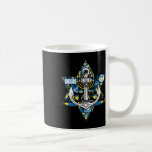 Anchor Menorah Star Hanukkah Boating Sailing Chanu Coffee Mug<br><div class="desc">Anchor Menorah Star Hanukkah Boating Sailing Chanukah Jewish</div>