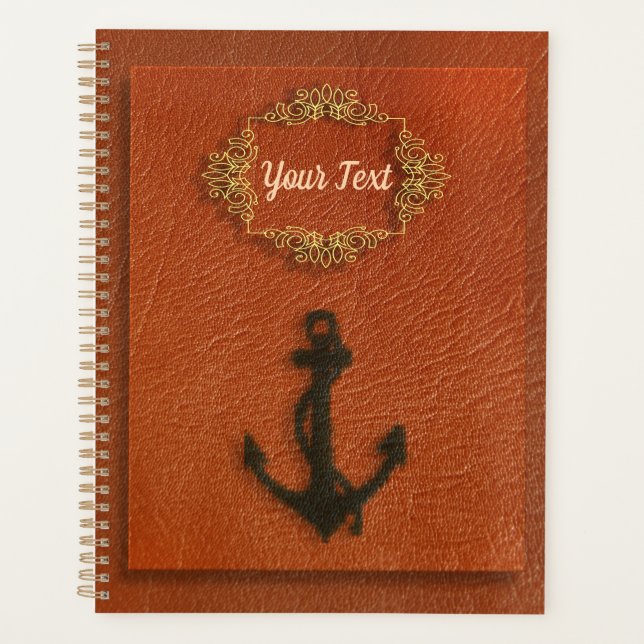 Anchor Nautical Personalized Planner (Front)