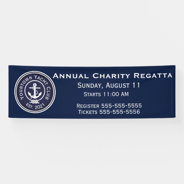 Anchor Nautical Seal   Banner (Horizontal)