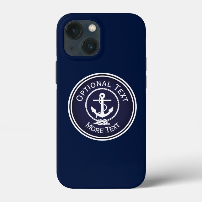 Anchor Nautical Seal   Case-Mate iPhone Case (Back)