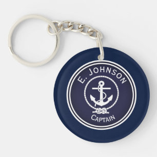 Anchor Nautical Seal Keychain