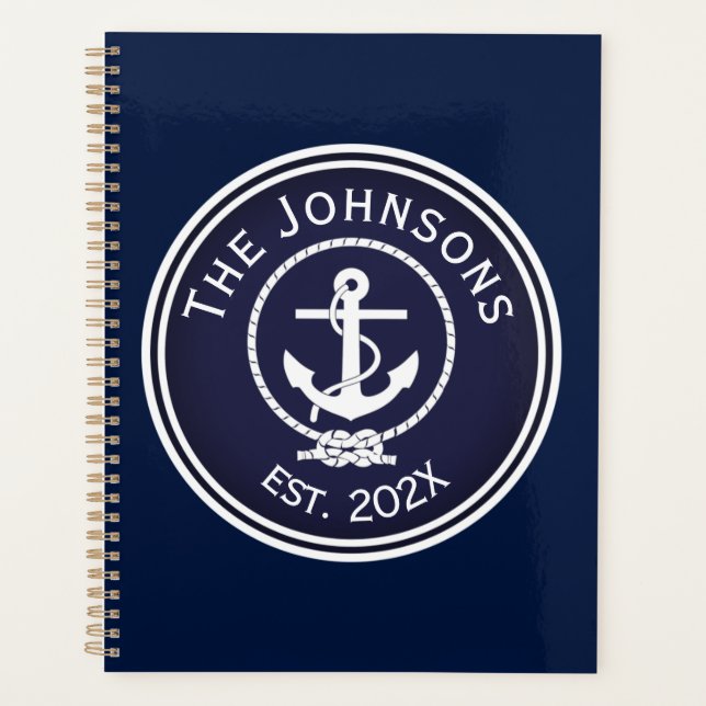 Anchor Nautical Seal Planner (Front)