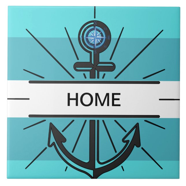 Anchor nautical theme  tile (Front)