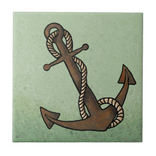 Anchor Nautical Tile