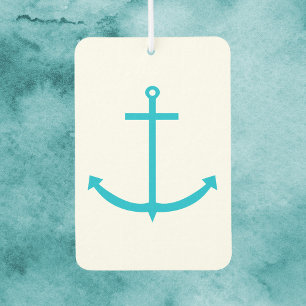 Anchor Nautical Turquoise Blue Air Freshener