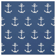 Anchor Navy Blue White | Marine