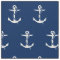 Anchor Navy Blue White | Marine