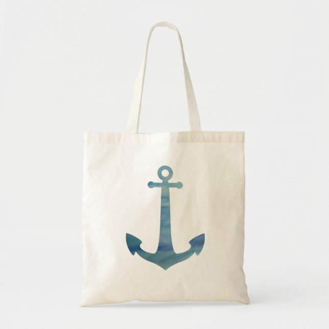 Anchor Painting BEach Tote Bag (Front)