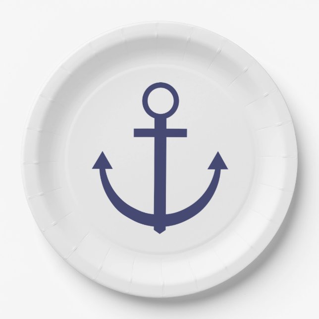 Anchor Paper Plate (Front)