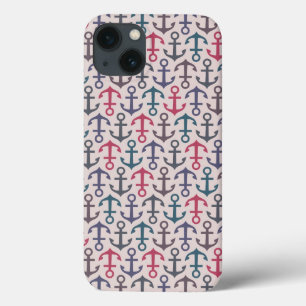 Anchor pattern iPhone 13 case