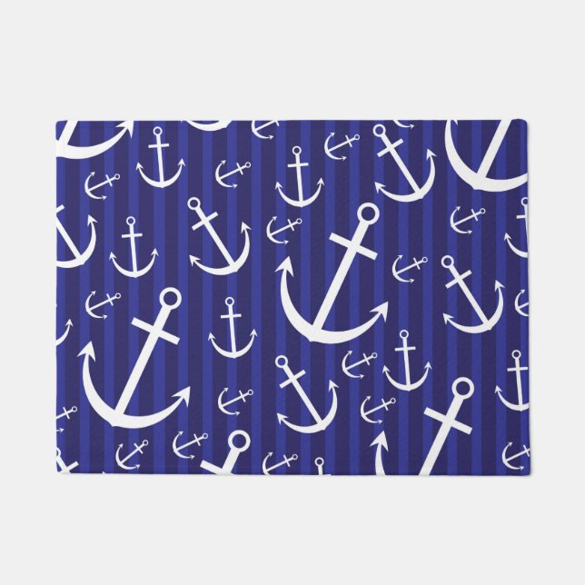 Anchor pattern doormat (Front)