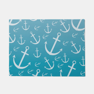 Anchor pattern doormat
