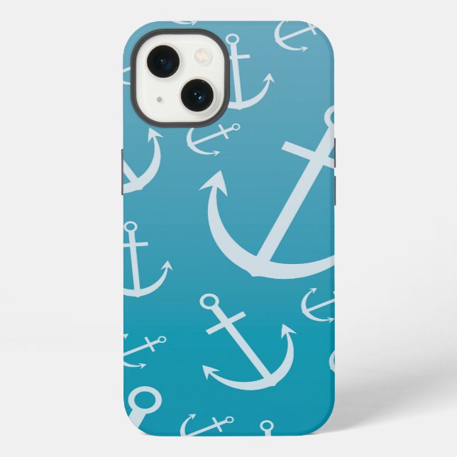 Anchor pattern iPhone case (Back)