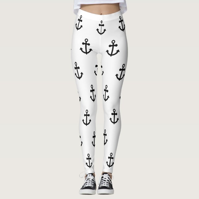 Anchor Pattern Leggings (Front)