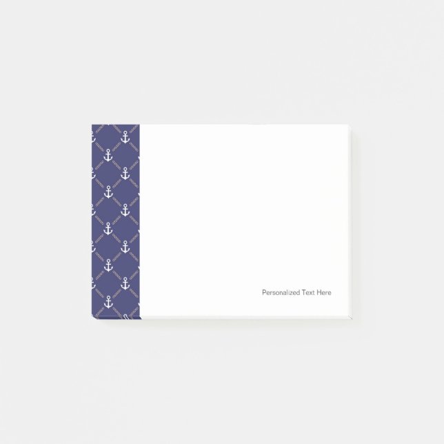 Anchor pattern post-it notes (Front)