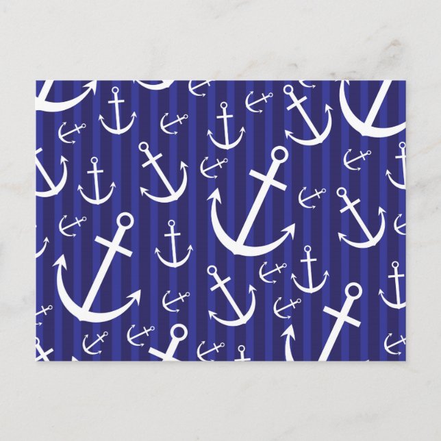 Anchor pattern postcard (Front)