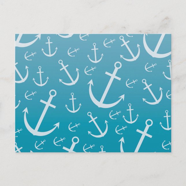 Anchor pattern postcard (Front)