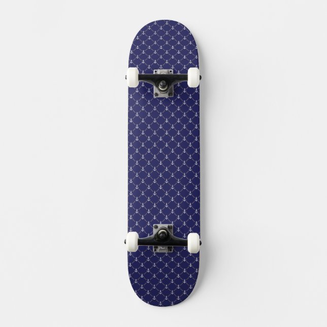 Anchor pattern skateboard (Front)