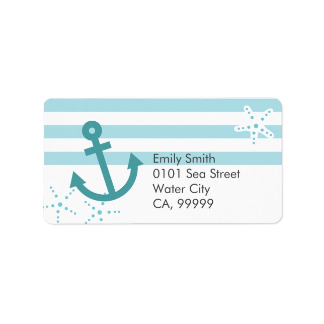 Anchor Personalized Label (Front)