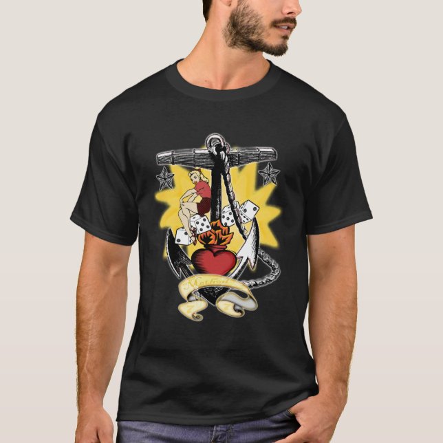 Anchor Pinup T-Shirt (Front)