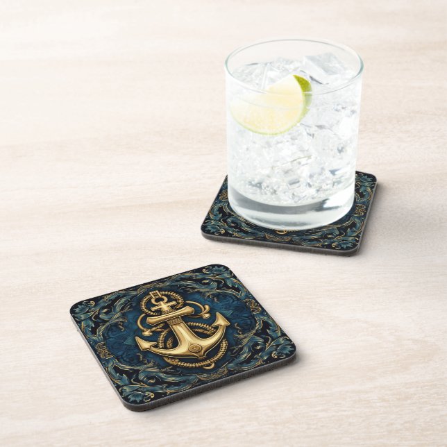 Anchor Plastic Coasters  (Right Side)
