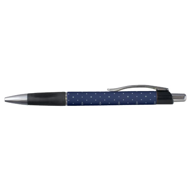 Anchor Polka Dots Pattern Pen (Top)