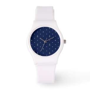 Anchor Polka Dots Pattern Watch