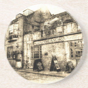 Anchor Pub London Vintage Coaster