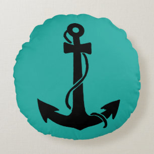 Anchor Round Pillow