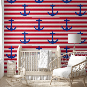 ANCHOR Silhouette - nautical design 2 Wallpaper
