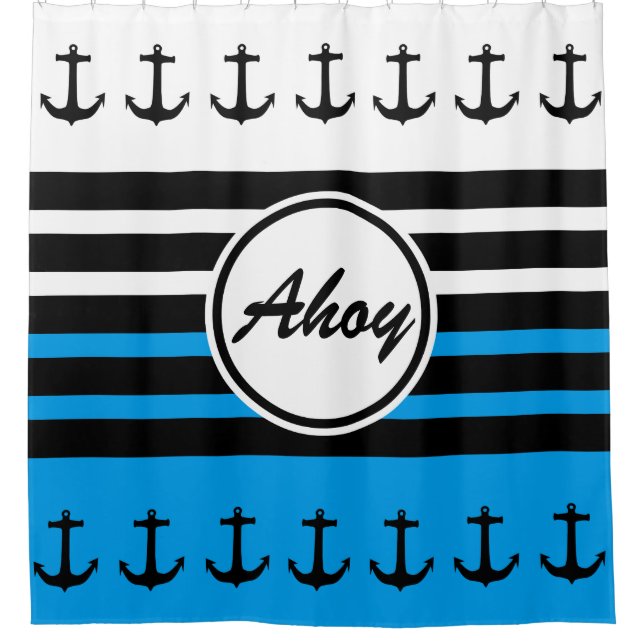 Anchor & Stripes black + your backgr. & ideas (Front)