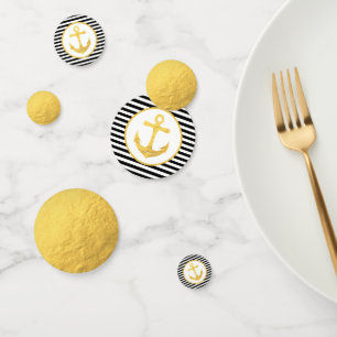 Anchor & Stripes Nautical Theme Table Confetti