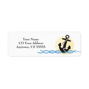 Anchor, Sun and Water Customizable