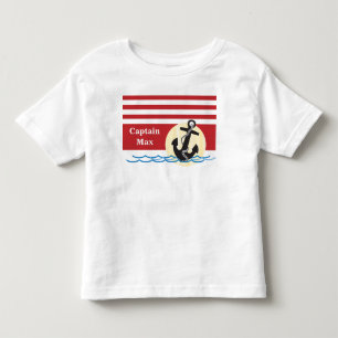 Anchor, Sun and Water Personalized Toddler T-shirt
