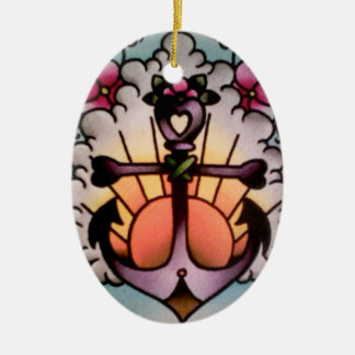 anchor sunrise ornament