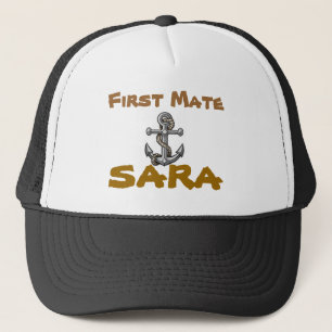 anchor-tattoo, First Mate, Sara Trucker Hat