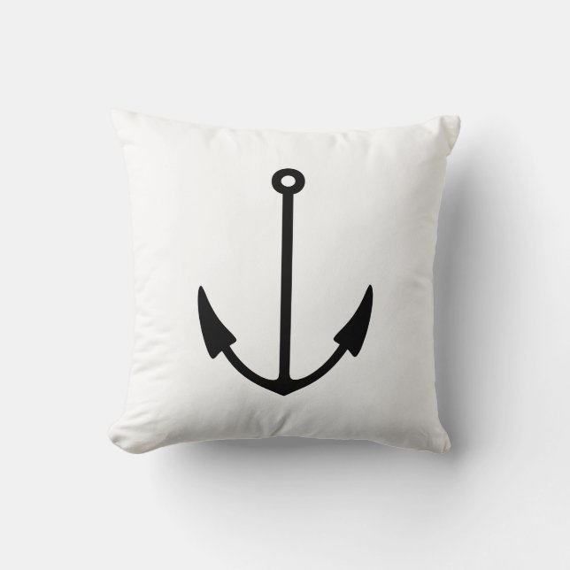 Anchor Throw Pillow (Front)