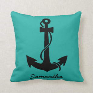 Anchor Throw Pillow