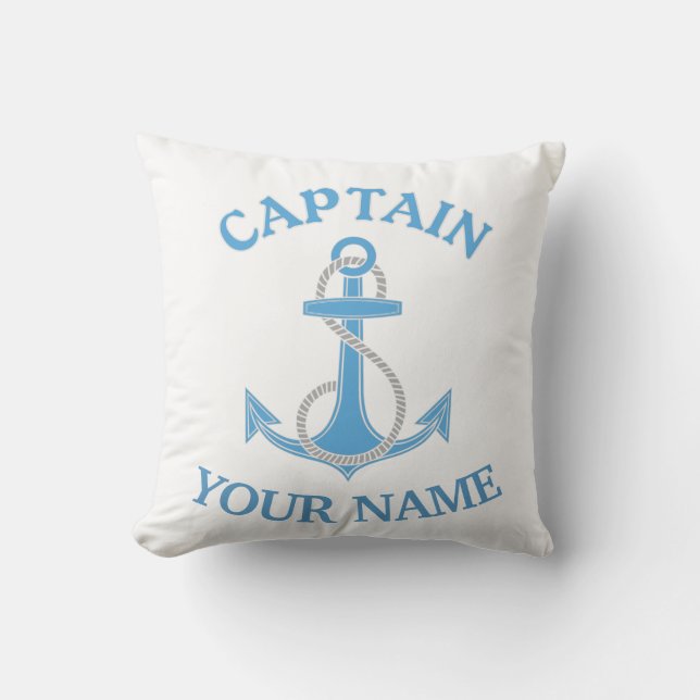 Anchor Throw Pillow (Front)